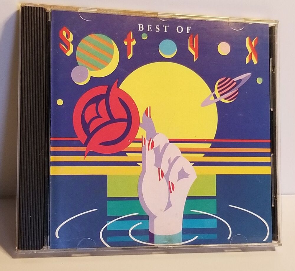 Best of Styx RCA CD – Retro Abstract Cover – Complete & Clean